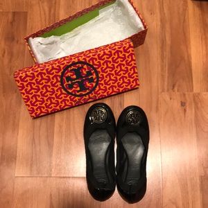 Tory Burch Caroline flats, size 8, box included